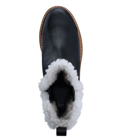 NIB Marc Fisher Women's Iggie Shearling Fur Lined Boots - Picture 2 of 11